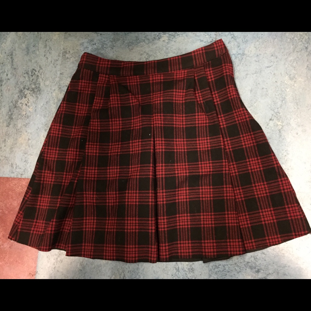 H&M Plaid Skirt Sz 2